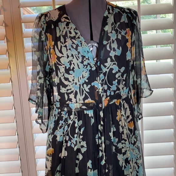 Johnny Was Dresses & Skirts - Johnny Wass Love Sheer Maxi with slip NWOT